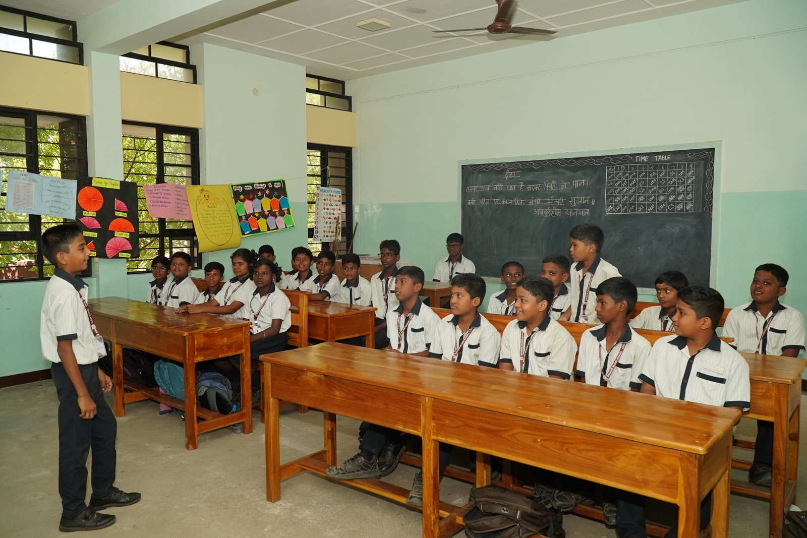 Bruder Klaus School classroom