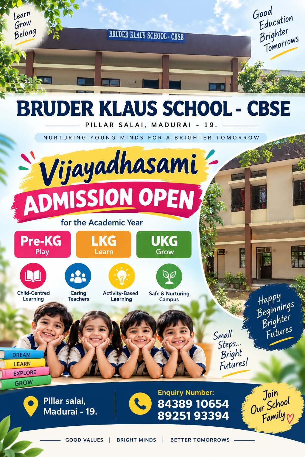 Bruder Klaus School CBSE Admissions 2026-27