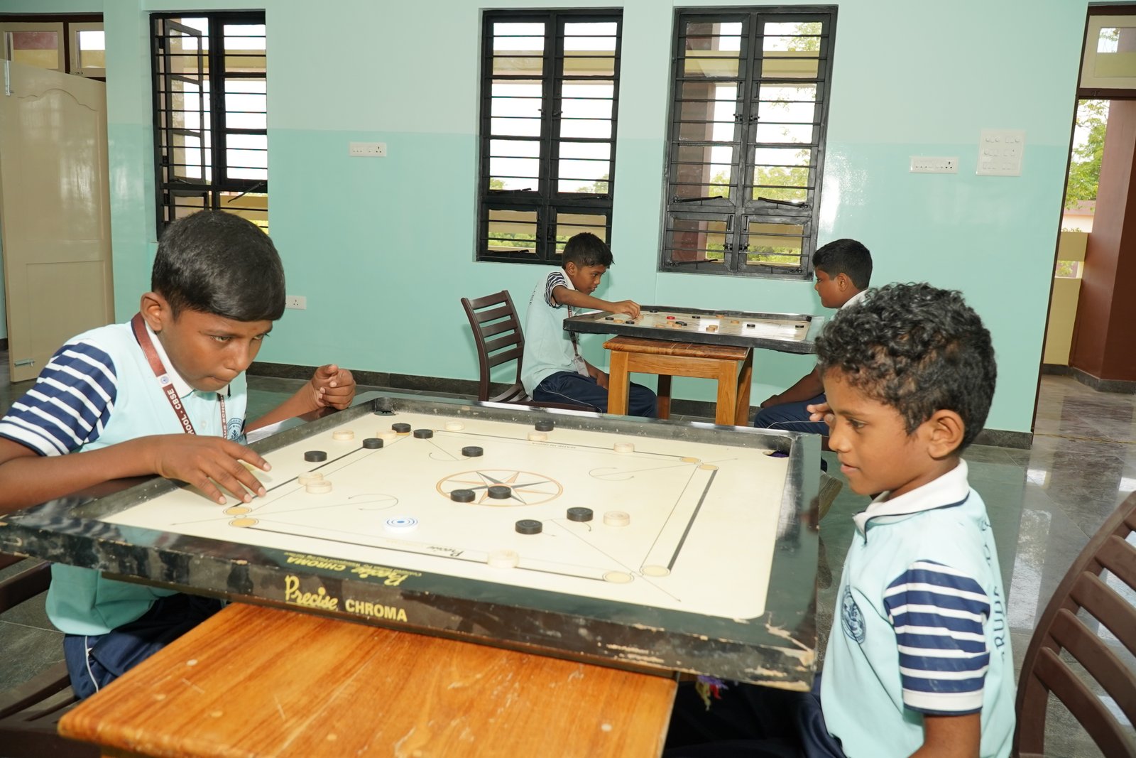 Students participating in sports